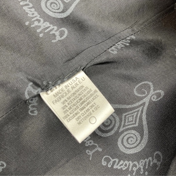 VTG Criscione New York Cache Womens Jacket Blazer Large Metallic Leopard Print - Picture 8 of 13